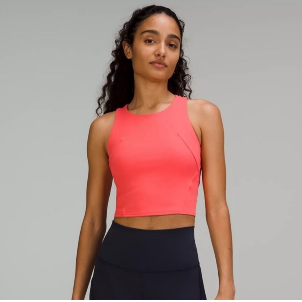 Lululemon Wunder Train Racerback Tank Top Womens 6 Pale Raspberry